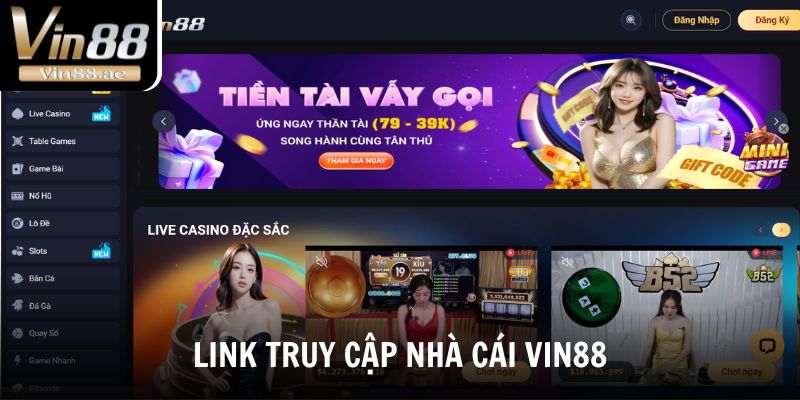 Link truy cập nhà cái Vin88